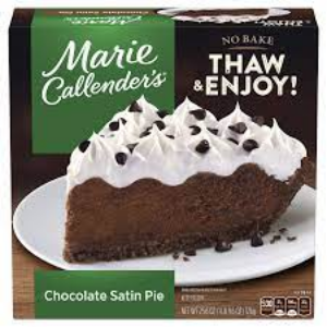 Marie Callender's Chocolate Brownie Cream Pie, 25 oz (Frozen)