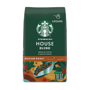 Starbucks Arabica Beans Breakfast Blend, Medium Roast, Whole Bean Coffee, 18 oz